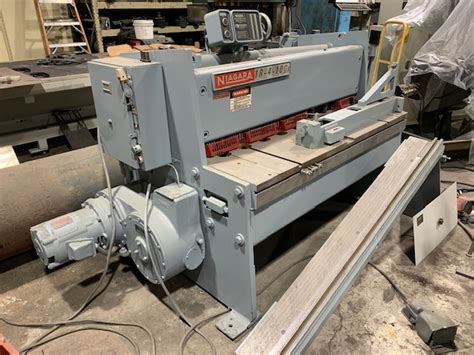 niagara sheet metal shear|used 10' sheet metal shear.